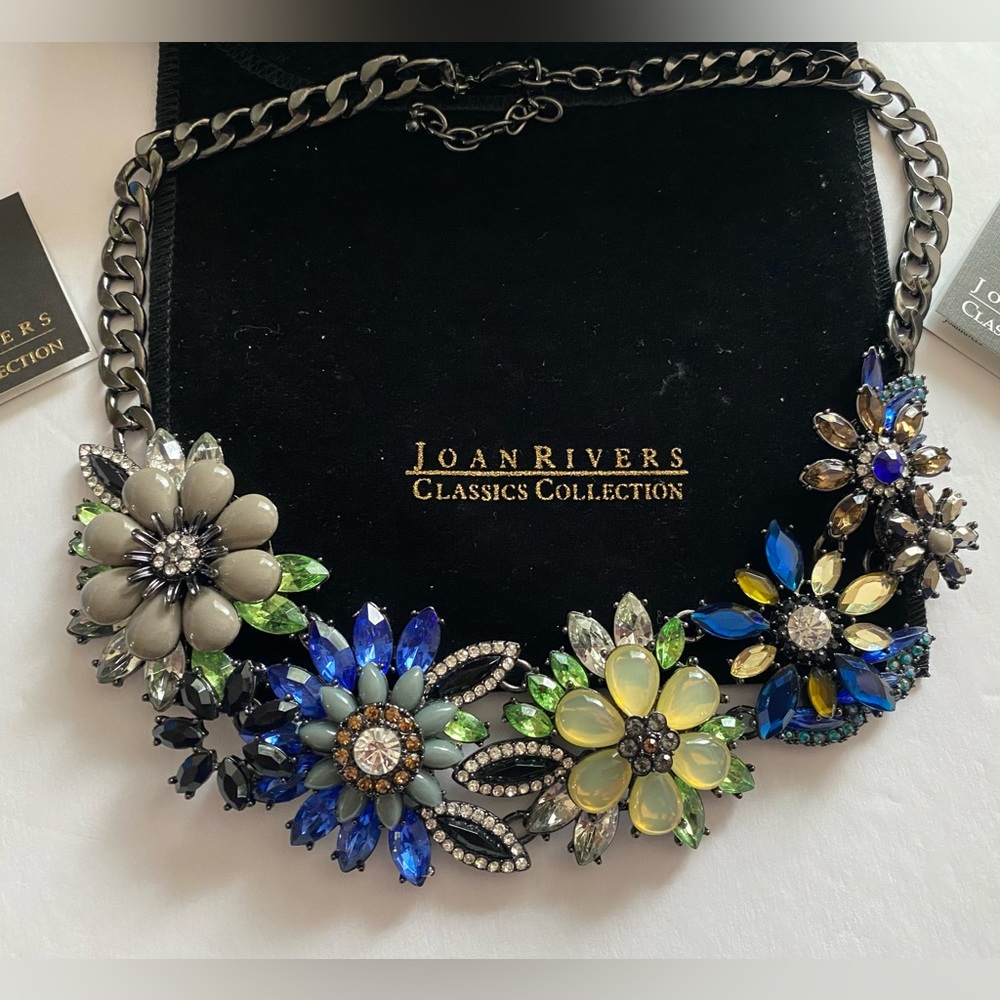Vintage Joan Rivers Classic Collection Statement Necklace NIB